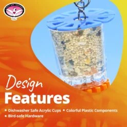 Super Bird Creations Bottoms Up Bird Toy, Medium/Large -Sunny Decor Shop 147026 PT8. AC SS1800 V1662671781