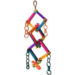 Fetch-It Pets Block Party Bird Toy, Small