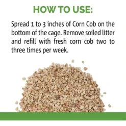 Sunseed Natural Corn Cob Bird & Small Pet Bedding & Litter, 5.7-lit 13 Sunseed Natural Corn Cob Bird & Small Pet Bedding & Litter, 5.7-lit -Sunny Decor Shop 163751 PT5. AC SS1800 V1666650047
