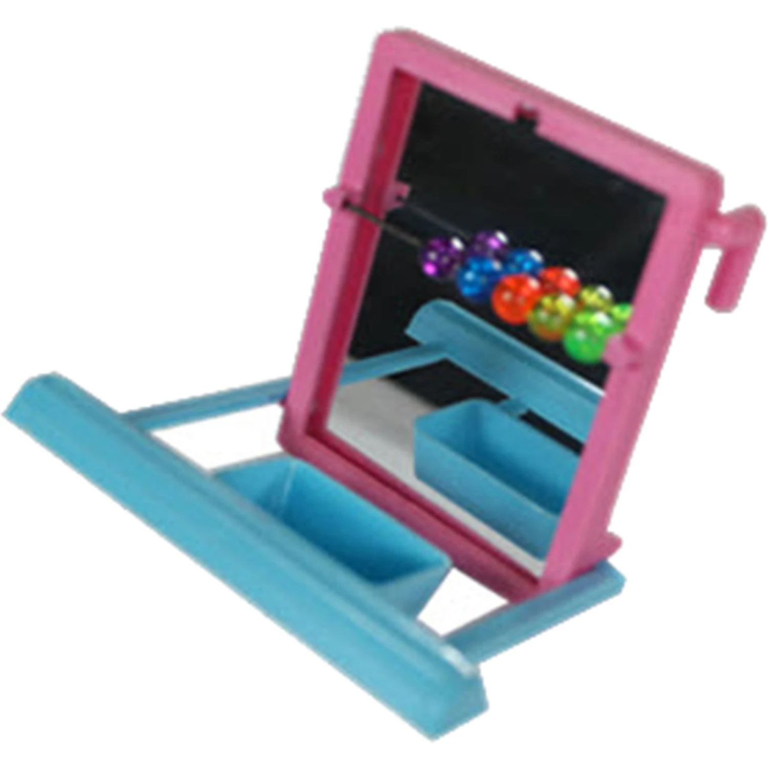 Penn-Plax Bird Landing Perch With Mirror & Beads 4 Penn-Plax Bird Landing Perch With Mirror & Beads - Image 2