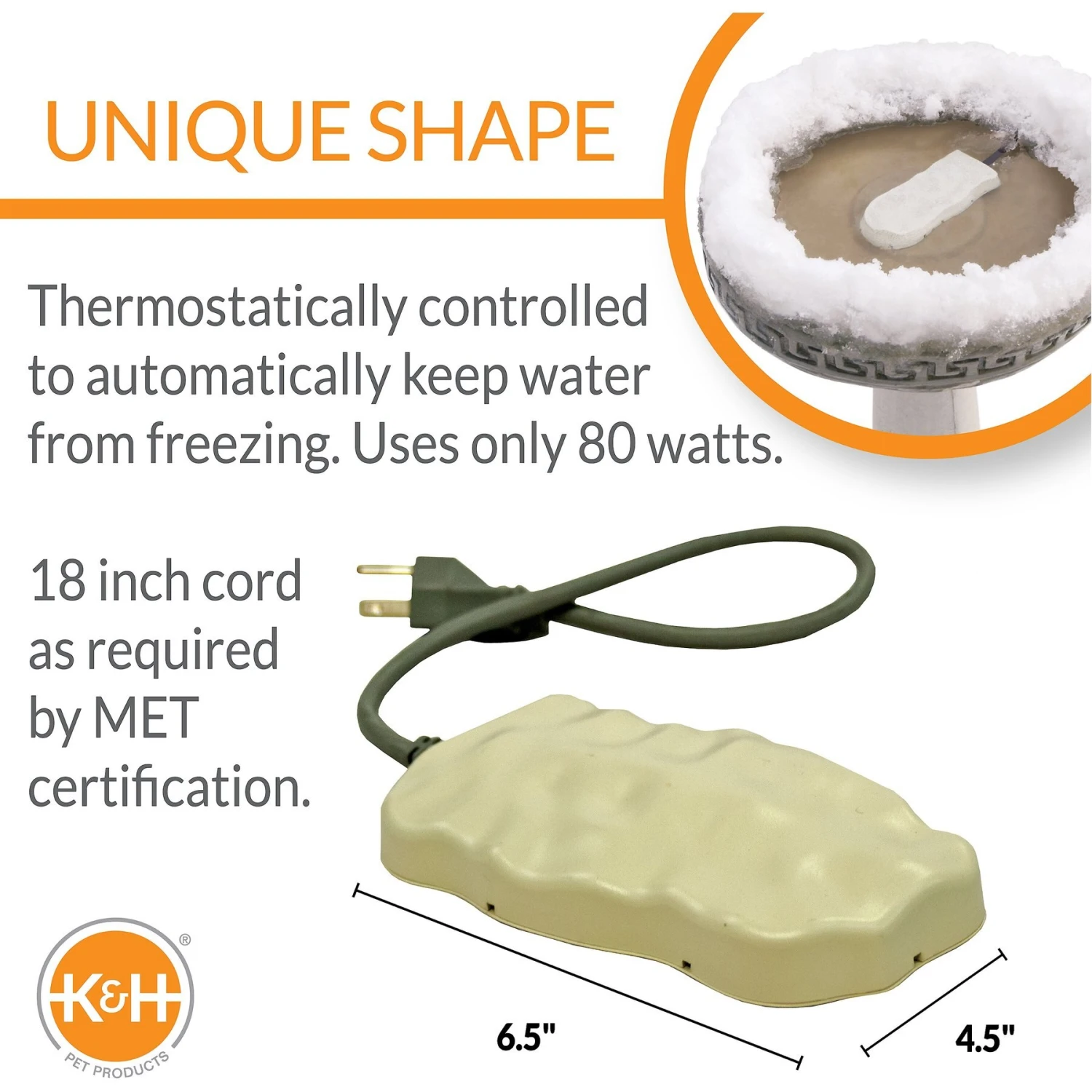 K&H Pet Products Ice Eliminator Super Birdbath Deicer 5 K&H Pet Products Ice Eliminator Super Birdbath Deicer - Image 3