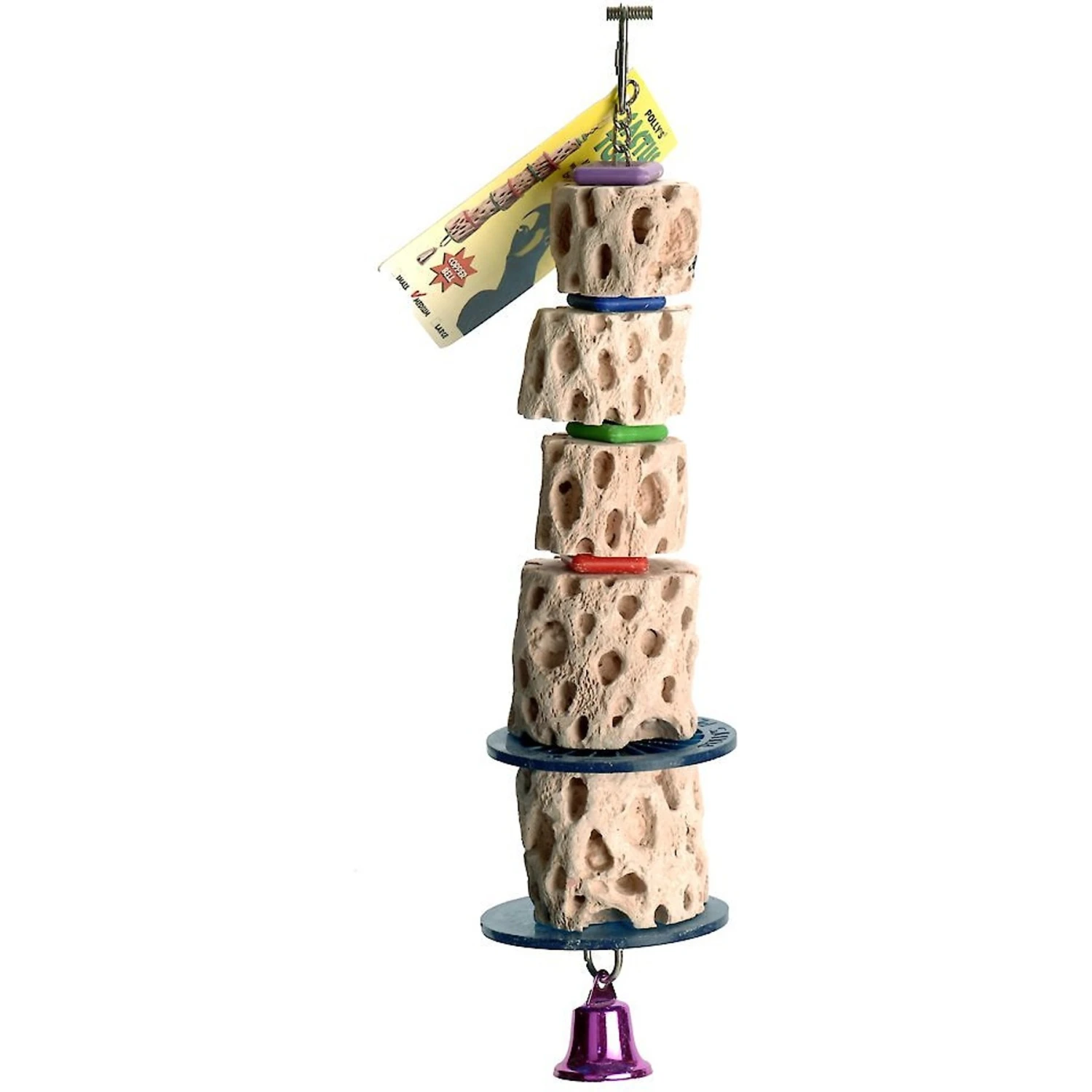 Polly's Pet Products Cactus Tower Bird Toy 3 Polly's Pet Products Cactus Tower Bird Toy