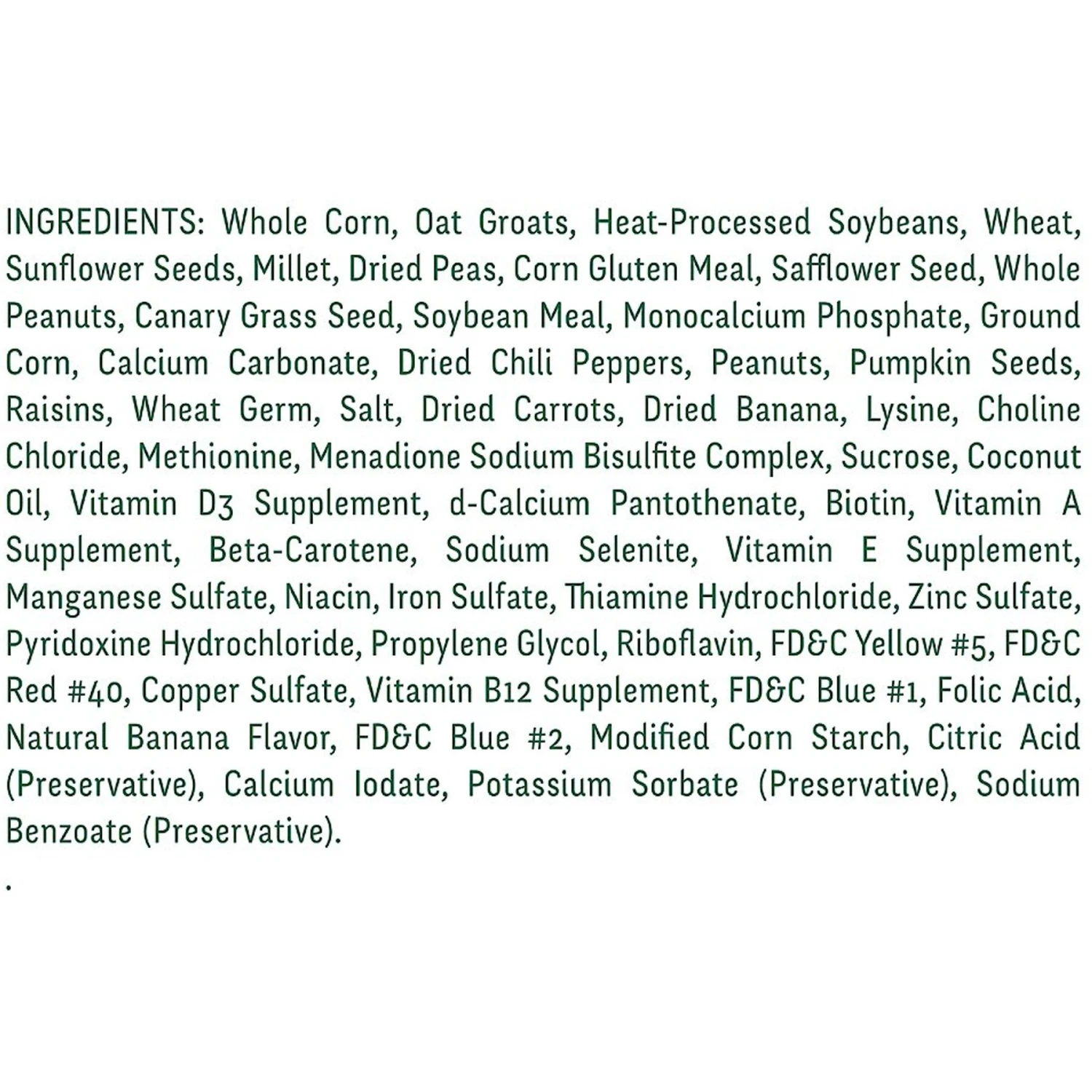 Wild Harvest Advanced Nutrition Diet Parrot Food 6 Wild Harvest Advanced Nutrition Diet Parrot Food - Image 4