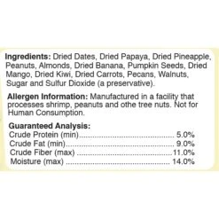 Brown's Tropical Carnival Fruit & Nut Macaw Big Bites! Bird Treats 10 Brown's Tropical Carnival Fruit & Nut Macaw Big Bites! Bird Treats -Sunny Decor Shop 189481 PT3. AC SS1800 V1668026552