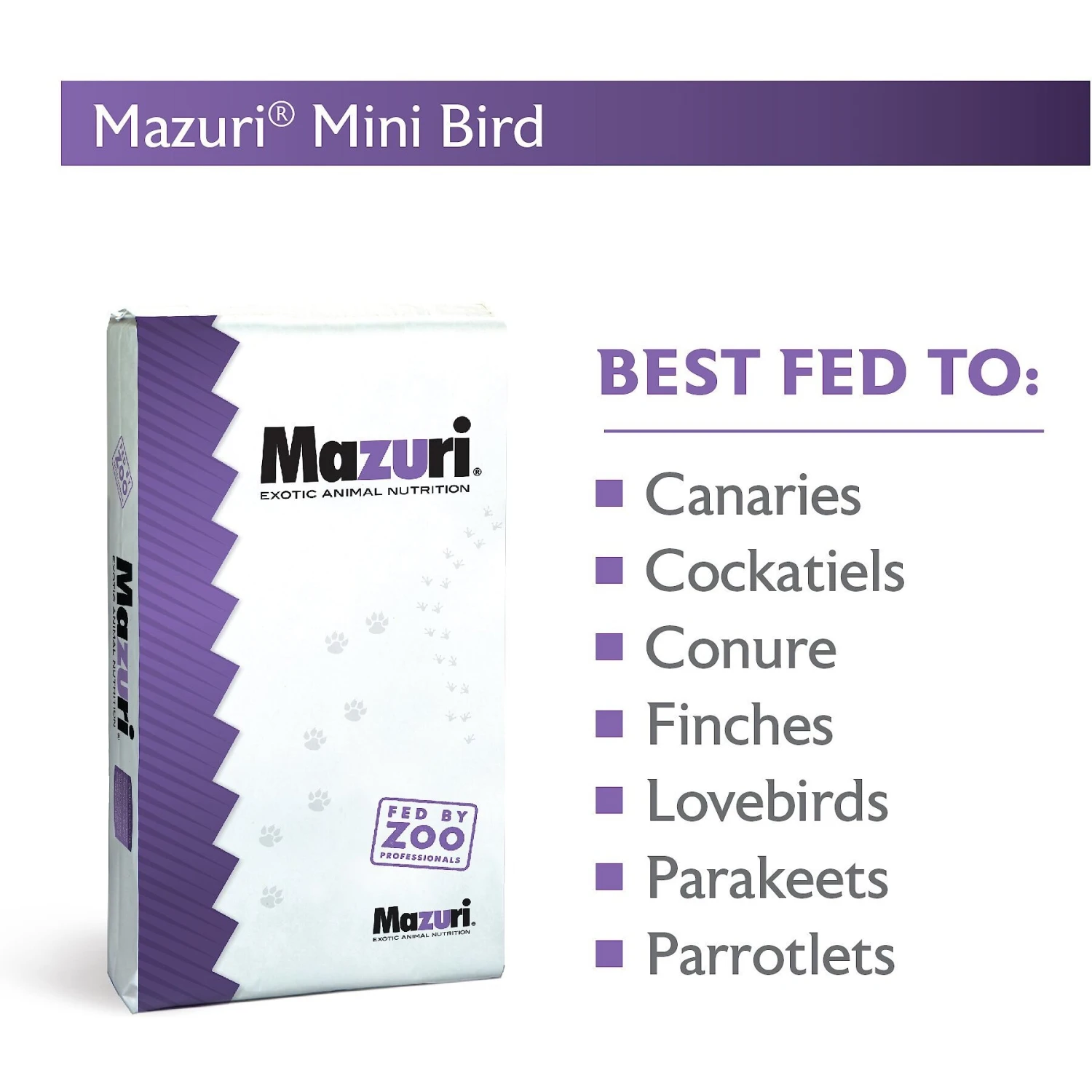 Mazuri Mini Bird Food 4 Mazuri Mini Bird Food - Image 2