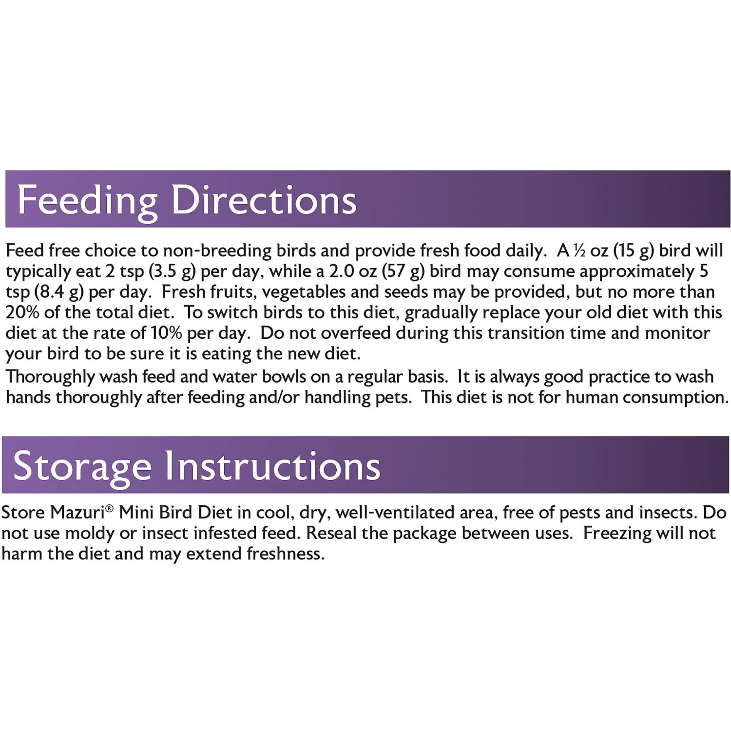 Mazuri Mini Bird Food 9 Mazuri Mini Bird Food - Image 7