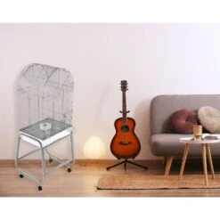 A&E Cage Company Open Top Dome Bird Cage & Removable Stand -Sunny Decor Shop 197419 PT3. AC SS1800 V1595523711