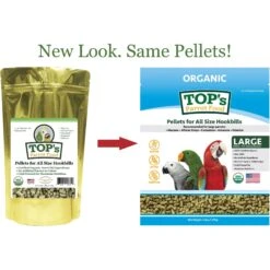 TOP's Parrot Food Organic Pellets Bird Food -Sunny Decor Shop 198211 PT2. AC SS1800 V1680621133