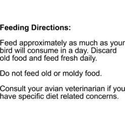 TOP's Parrot Food Organic Mini Pellets Bird Food -Sunny Decor Shop 198223 PT5. AC SS1800 V1600394783