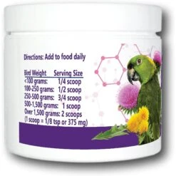 Equa Holistics Avian Formula Milk Thistle & Dandelion Root Bird Supplement, 1.59-oz Tub -Sunny Decor Shop 199795 PT1. AC SS1800 V1569244661