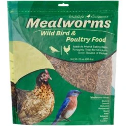 Wildlife Sciences Dried Mealworms, 21-oz Bag