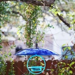 Mosaic Birds Easy Hook Bird Feeder Hanging Steel Cable, 48-in -Sunny Decor Shop 209965 PT2. AC SS1800 V1660235804