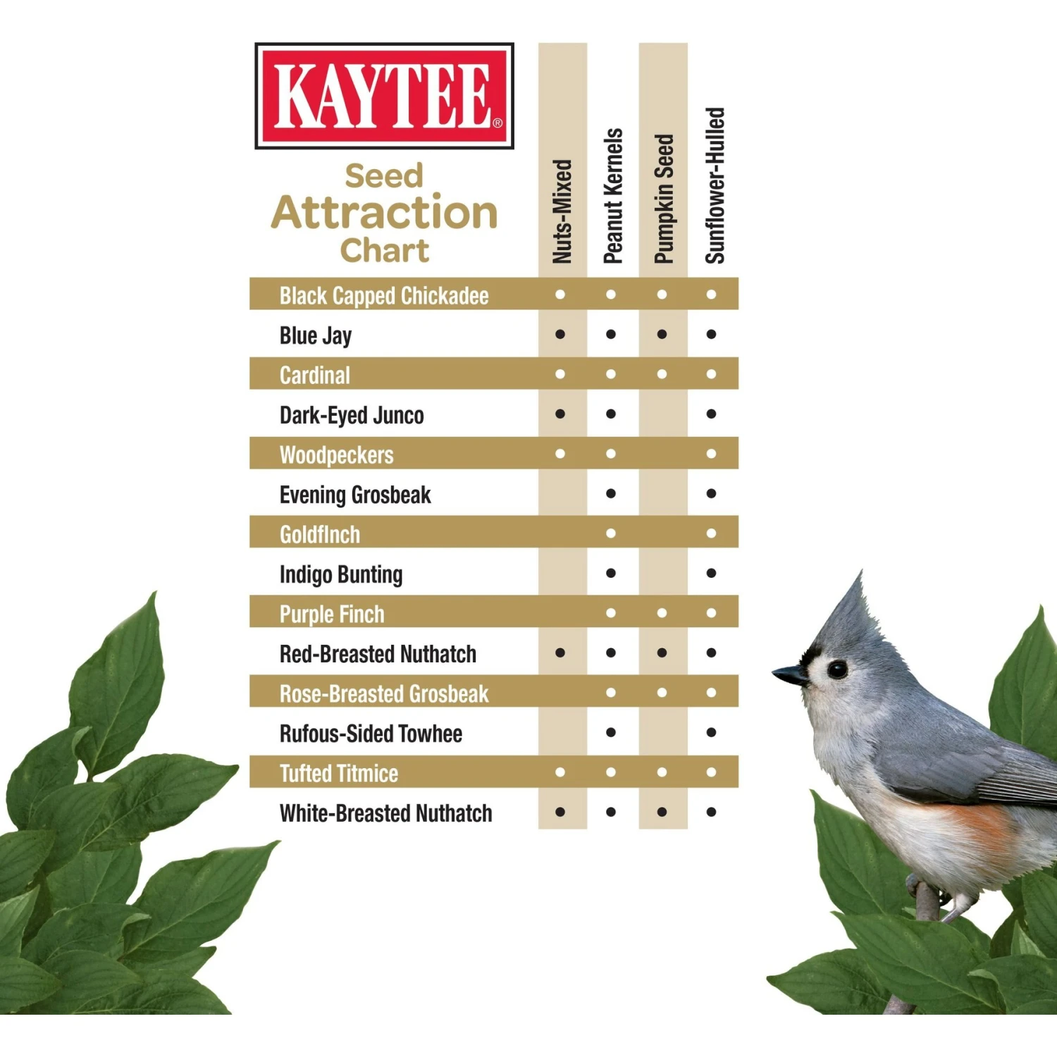Kaytee Waste Free Nut & Fruit Blend Wild Bird Food, 5.5-lb Bag 5 Kaytee Waste Free Nut & Fruit Blend Wild Bird Food, 5.5-lb Bag - Image 3