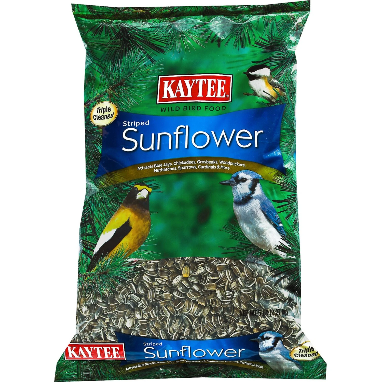 Kaytee Striped Sunflower Wild Bird Food, 5-lb Bag 3 Kaytee Striped Sunflower Wild Bird Food, 5-lb Bag