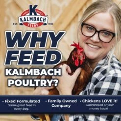 Kalmbach Feeds All Natural 9% Protein Chicken Supplement -Sunny Decor Shop 218107 PT3. AC SS1800 V1682112648