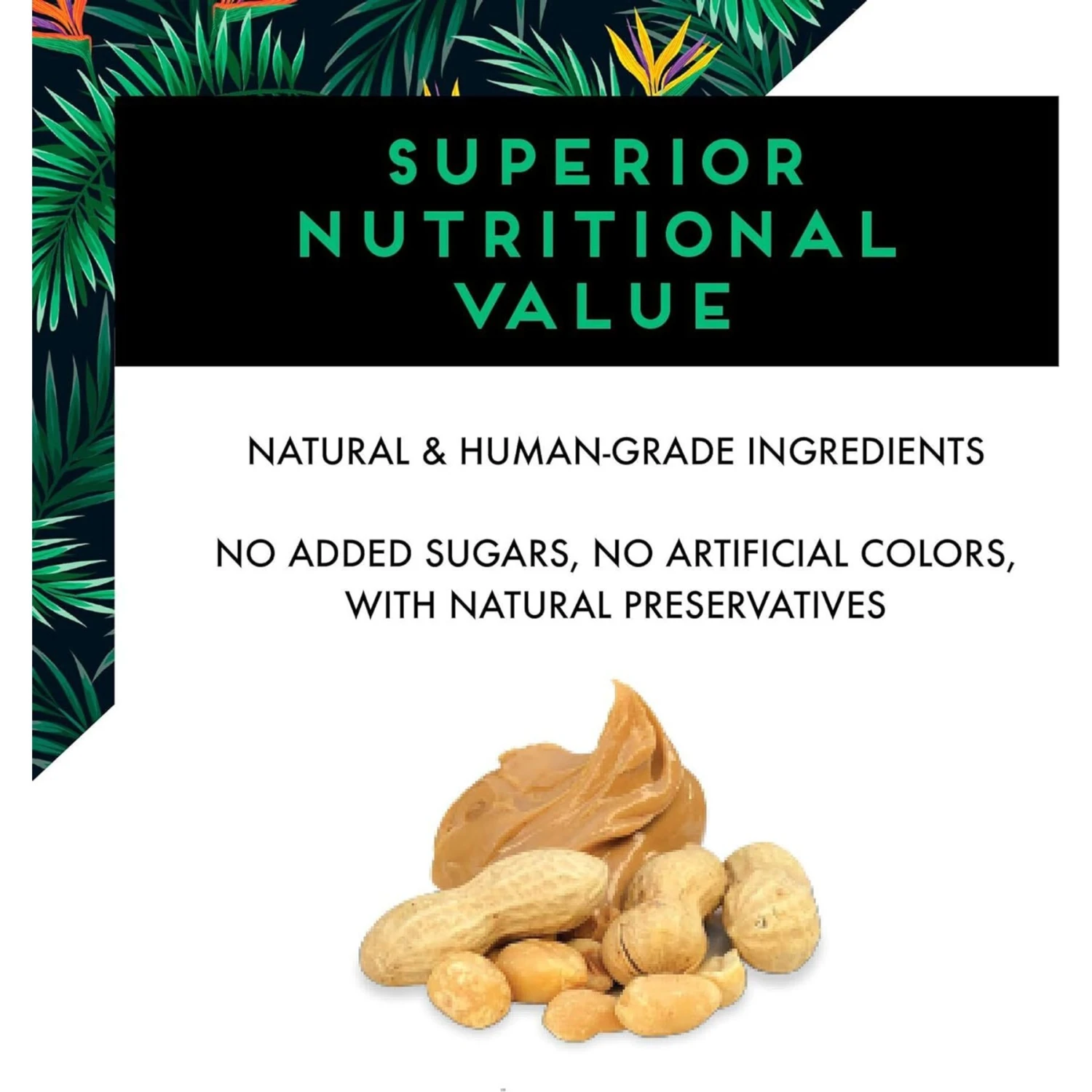 Caitec Oven Fresh Bites Peanut Butter Cookies Parrot Treats, 4-oz Bag 4 Caitec Oven Fresh Bites Peanut Butter Cookies Parrot Treats, 4-oz Bag - Image 2