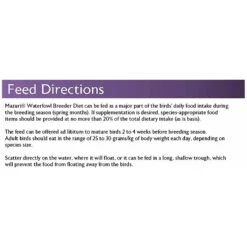 Mazuri Waterfowl Breeder Duck & Geese Food -Sunny Decor Shop 222254 PT6. AC SS1800 V1602031269