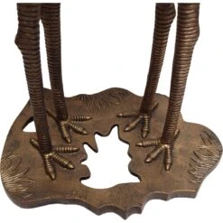 Oakland Living Handmade Metal Crane Lily Bird Bath -Sunny Decor Shop 223152 PT4. AC SS1800 V1682006784