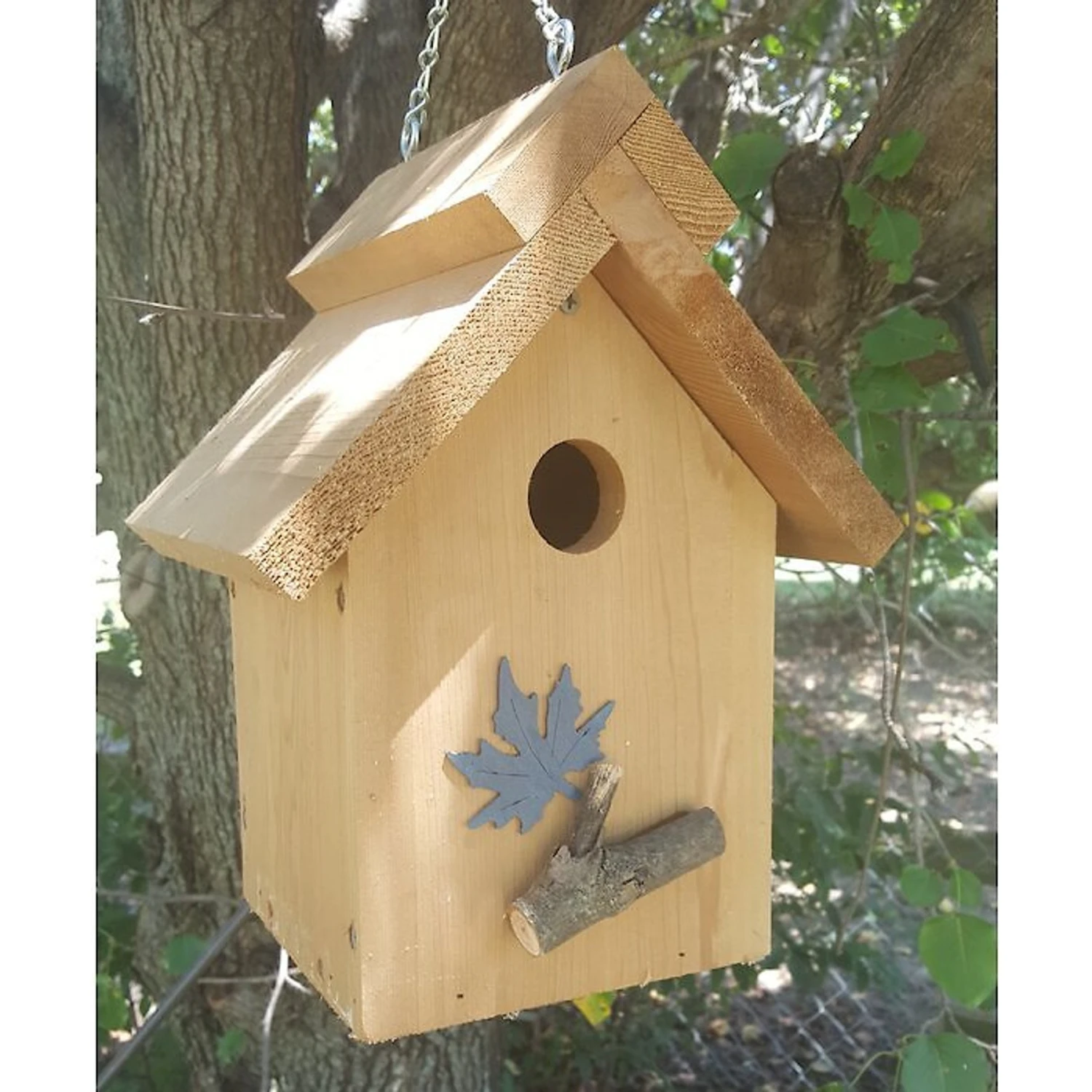 Bird Houses By Mark Peaked Roof Cedar Bird House 3 Bird Houses By Mark Peaked Roof Cedar Bird House