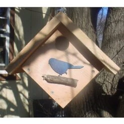 Bird Houses By Mark Cedar Cube Bird House -Sunny Decor Shop 224894 PT1. AC SS1800 V1584969125