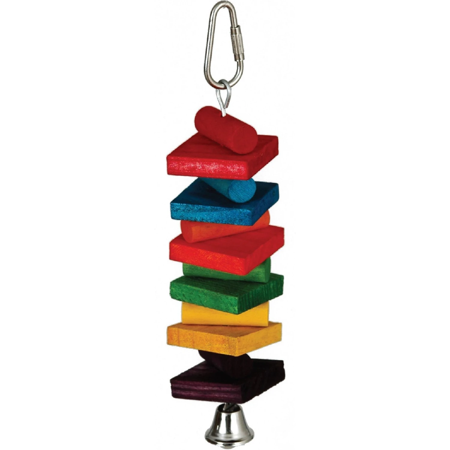 Caitec Featherland Paradise Rainbow Stack Bird Toy, Small 3 Caitec Featherland Paradise Rainbow Stack Bird Toy, Small