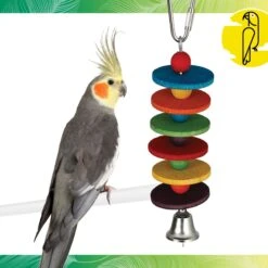 Caitec Featherland Paradise Disco Bird Toy, Small -Sunny Decor Shop 228188 PT1. AC SS1800 V1669660659