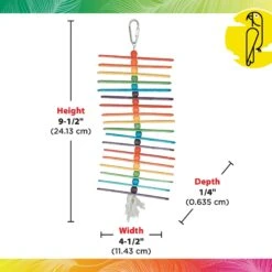 Caitec Featherland Paradise Popsicle Sticks Bird Toy -Sunny Decor Shop 228190 PT2. AC SS1800 V1669660661