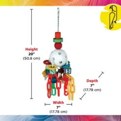 Caitec Featherland Paradise Play N Ball Bird Toy -Sunny Decor Shop 228194 PT2. AC SS1800 V1668532510