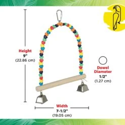 Caitec Featherland Paradise Parakeet Swing Bird Toy 13 Caitec Featherland Paradise Parakeet Swing Bird Toy -Sunny Decor Shop 228196 PT2. AC SS1800 V1668531339