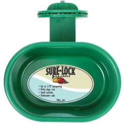 Caitec Featherland Paradise Sure-Lock Cup Bird Cage Feeder, 10-oz