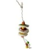 Caitec Featherland Paradise Loofa Triple Stacks Bird Toy -Sunny Decor Shop 228241 MAIN. AC SS1800 V1585086376