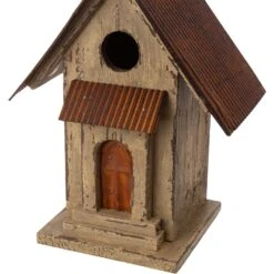 Glitzhome Distressed Solid Wood Bird House, 13.11-in -Sunny Decor Shop 228709 PT3. AC SS1800 V1663106812