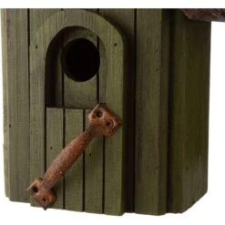Glitzhome Distressed Wooden Bird House, 11.61-in -Sunny Decor Shop 228729 PT5. AC SS1800 V1663018800