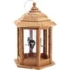 Copper Spade Cedar Hexagon Bird Feeder, Large -Sunny Decor Shop 229579 MAIN. AC SS1800 V1585695115