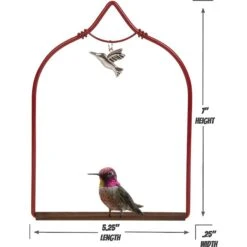 Pop's Birding Company The Original Hummingbird Swing Charmed Bird Swing -Sunny Decor Shop 233846 PT4. AC SS1800 V1633571215