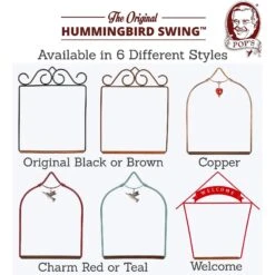 Pop's Birding Company The Original Hummingbird Swing Charmed Bird Swing -Sunny Decor Shop 233846 PT7. AC SS1800 V1633567275
