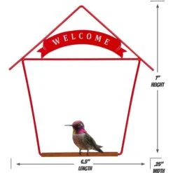Pop's Birding Company The Original Hummingbird Swing Welcome Bird Swing -Sunny Decor Shop 233853 PT4. AC SS1800 V1633555618