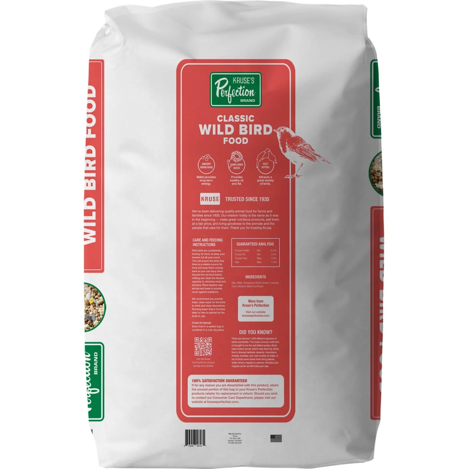 Kruse's Perfection Brand Wild Bird Food 4 Kruse's Perfection Brand Wild Bird Food - Image 2