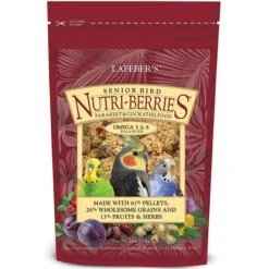Lafeber Senior Bird Nutri-Berries Parakeet & Cockatiel Bird Food