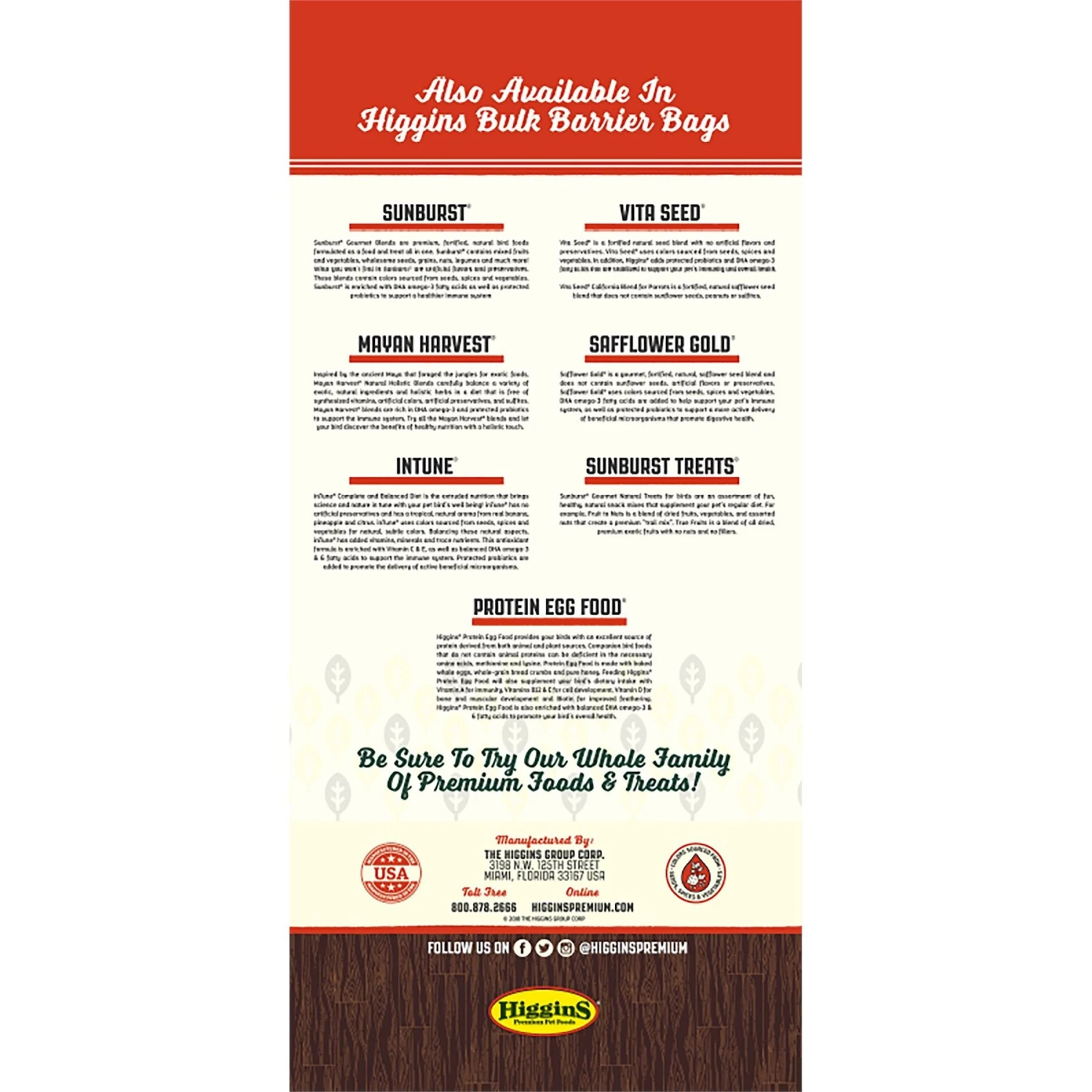 Higgins Mayan Harvest Tikal Bird Food 4 Higgins Mayan Harvest Tikal Bird Food - Image 2