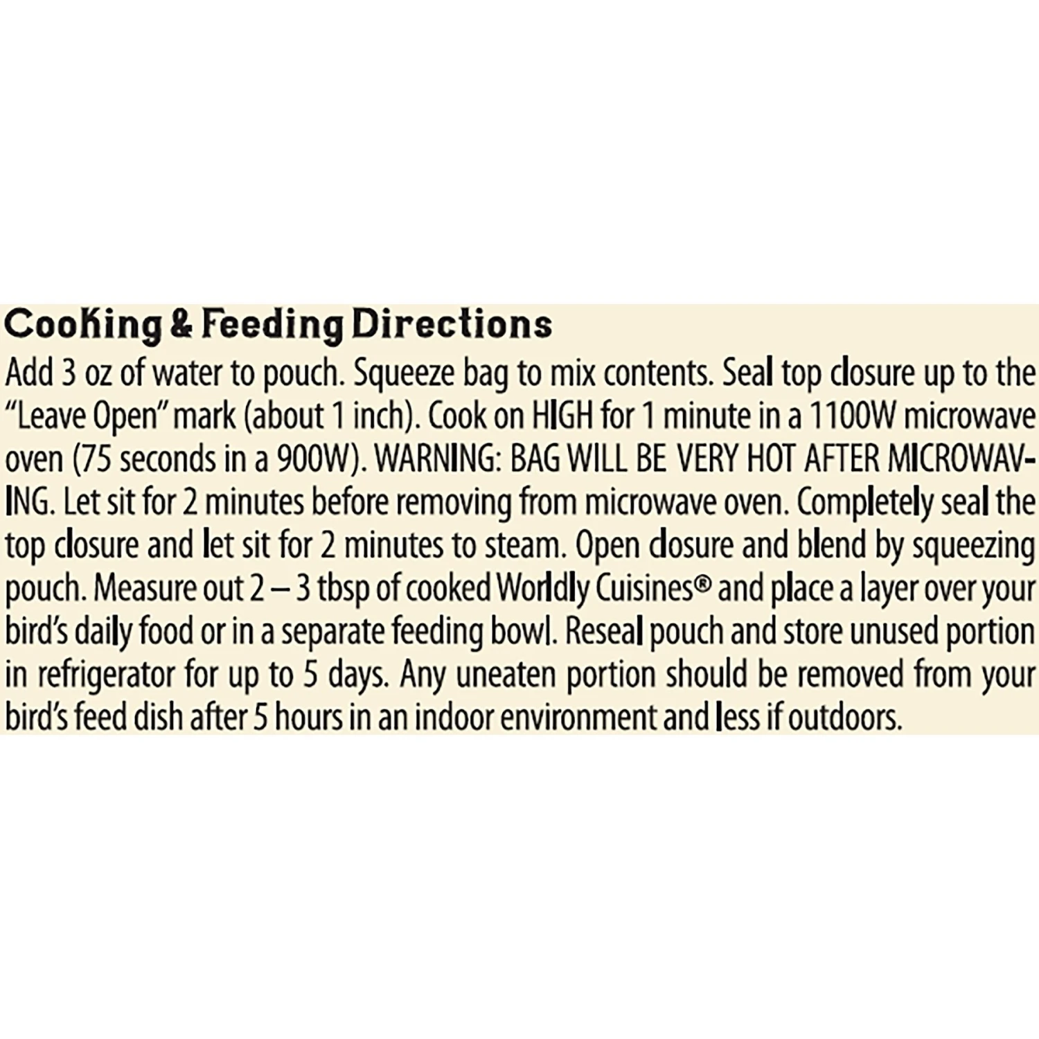 Higgins Worldly Cuisines Tuscan Dream Bird Treats 7 Higgins Worldly Cuisines Tuscan Dream Bird Treats - Image 5