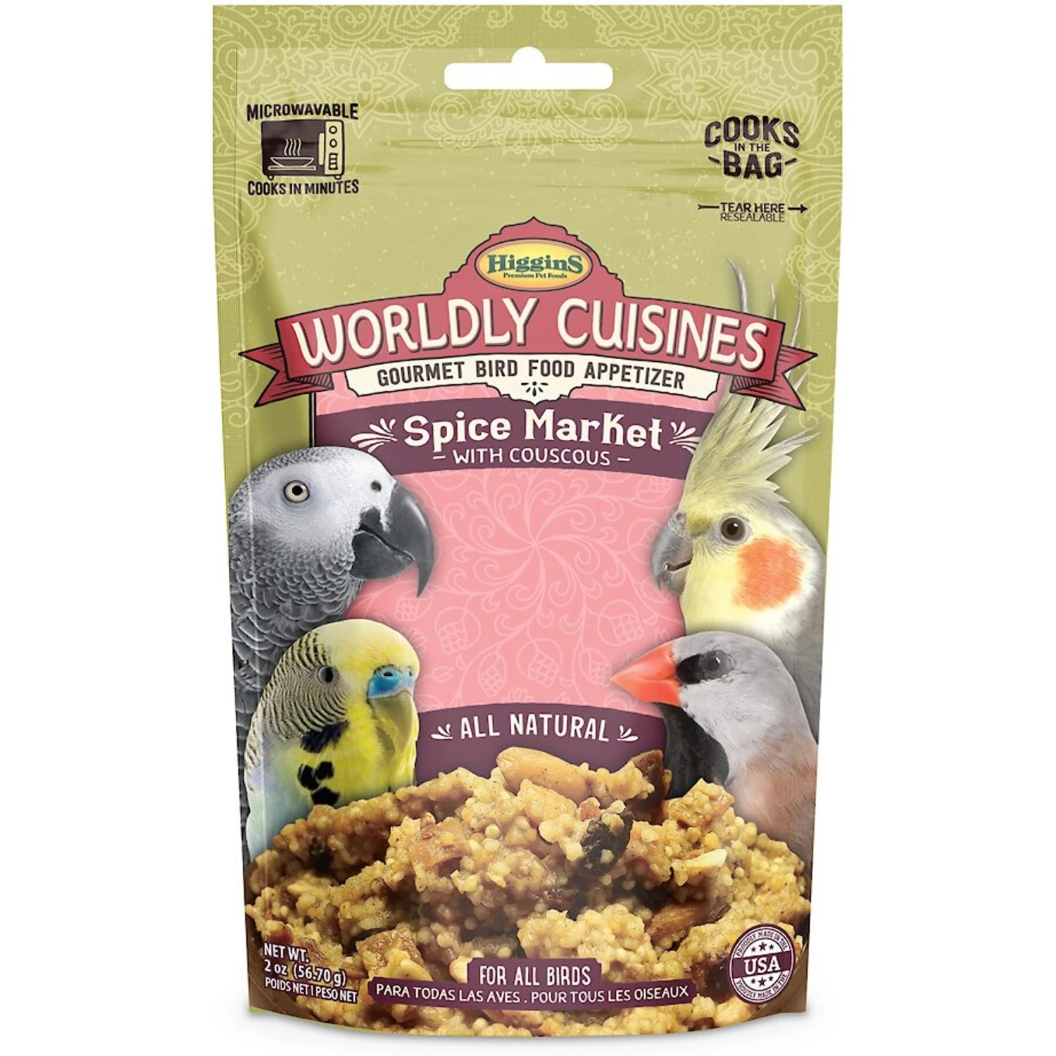 Higgins Worldly Cuisines Spice Market Bird Treats 3 Higgins Worldly Cuisines Spice Market Bird Treats