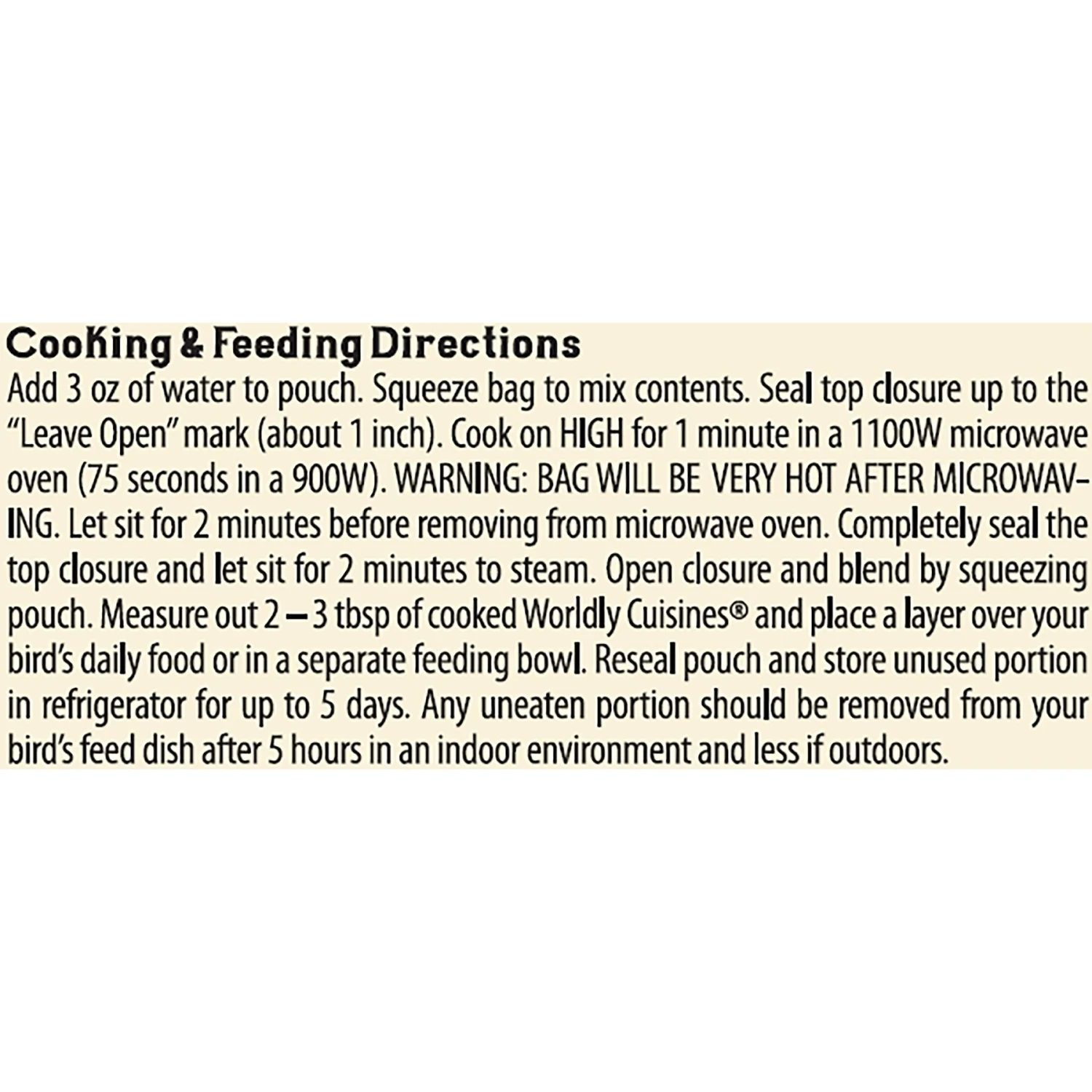 Higgins Worldly Cuisines African Sunset Bird Treats 6 Higgins Worldly Cuisines African Sunset Bird Treats - Image 4