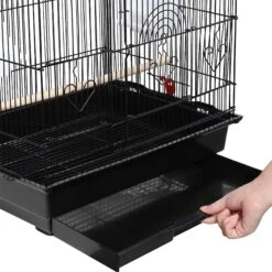Yaheetech 41-in Open Top Metal Birdcage Parrot Cage -Sunny Decor Shop 242658 PT8. AC SS1800 V1649939199