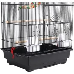 Yaheetech 39-in Parrot Bird Cage, Black, Large -Sunny Decor Shop 242661 PT7. AC SS1800 V1649933802