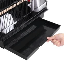 Yaheetech 39-in Parrot Bird Cage, Black, Large -Sunny Decor Shop 242661 PT8. AC SS1800 V1649909787