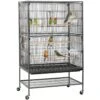 Yaheetech Large Bird Rolling Cage & Storage Shelf, Hammered Black -Sunny Decor Shop 242679 MAIN. AC SS1800 V1636563717