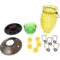 Perky-Pet Pineapple Top-Fill Glass Hummingbird Feeder -Sunny Decor Shop 250872 PT7. AC SS1800 V1599270122