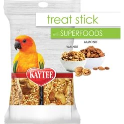 Kaytee Avian Superfood Treat Stick Almond & Walnut Bird Treat, 5.5-oz Bag 11 Kaytee Avian Superfood Treat Stick Almond & Walnut Bird Treat, 5.5-oz Bag -Sunny Decor Shop 252542 PT3. AC SS1800 V1600211165