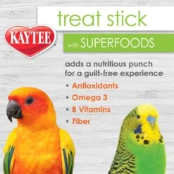 Kaytee Avian Superfood Treat Stick Almond & Walnut Bird Treat, 5.5-oz Bag 12 Kaytee Avian Superfood Treat Stick Almond & Walnut Bird Treat, 5.5-oz Bag -Sunny Decor Shop 252542 PT4. AC SS1800 V1600207906
